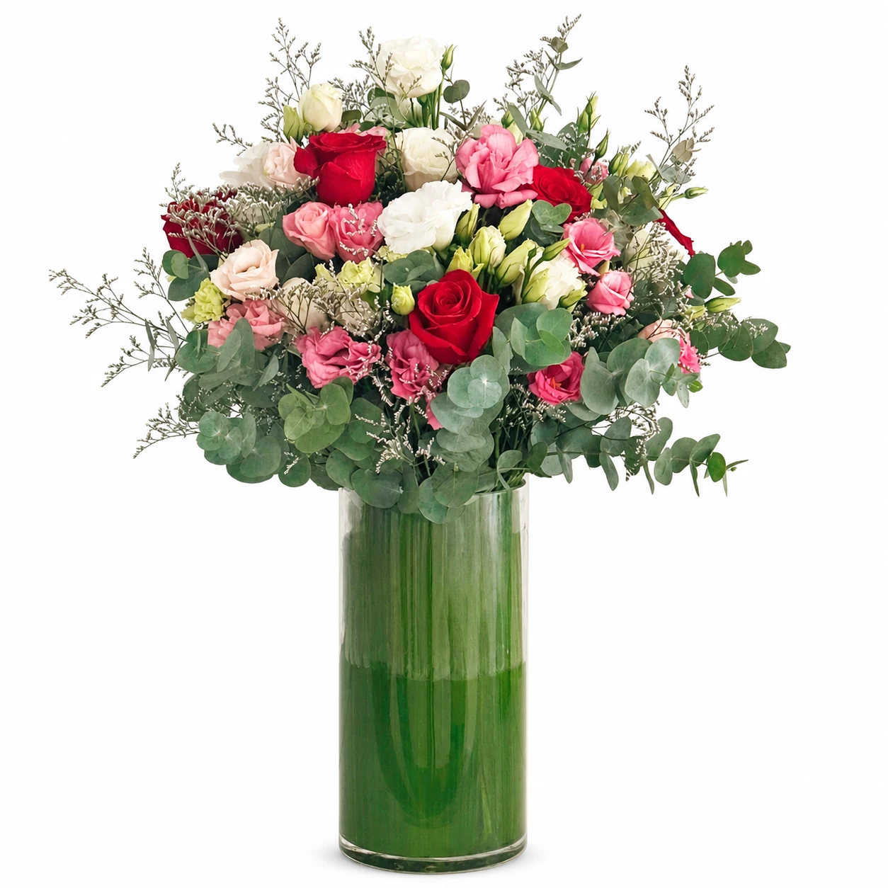 Arranjo de Flores Valentina no Vaso (extra grande)