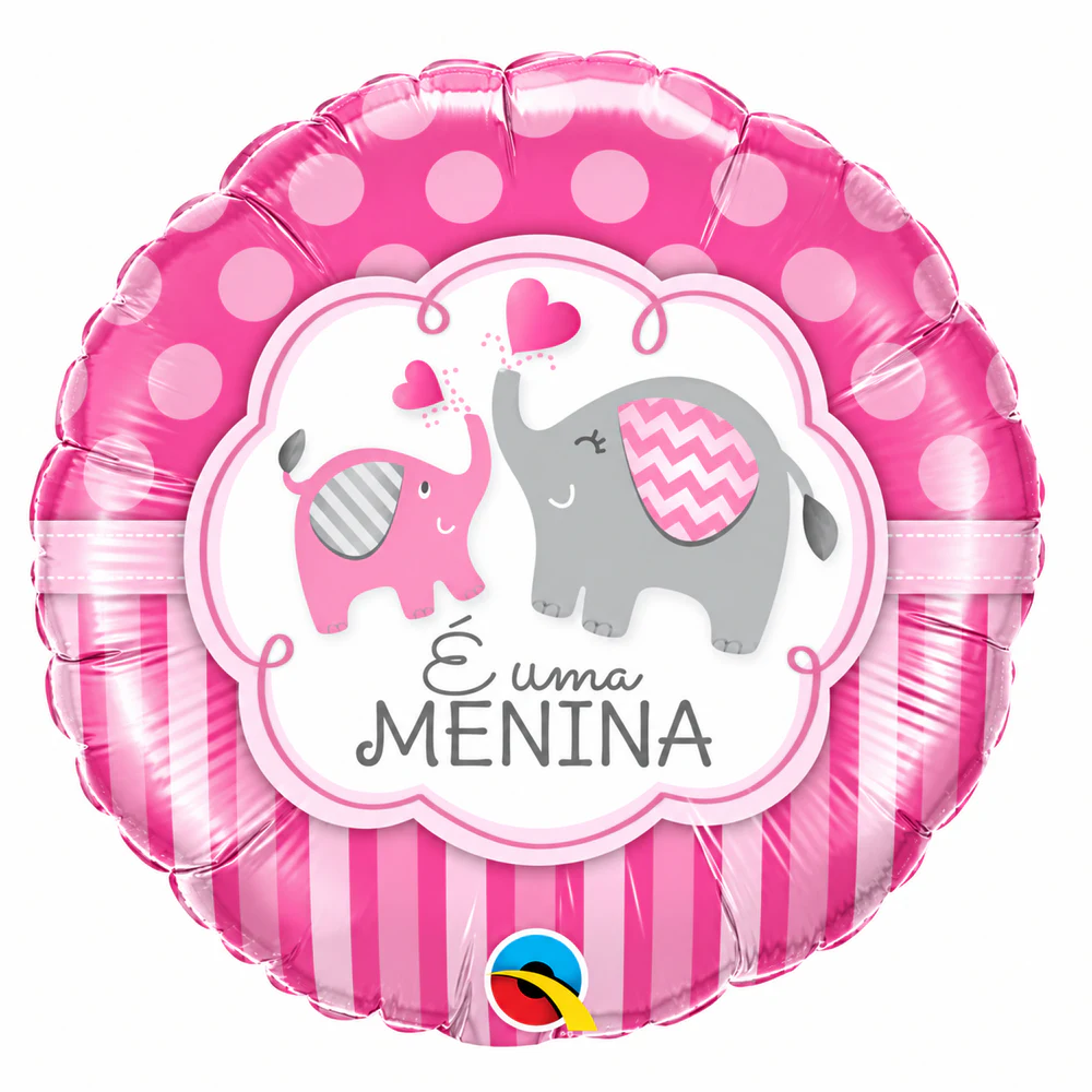 Balão Foil  É Uma Menina 18″