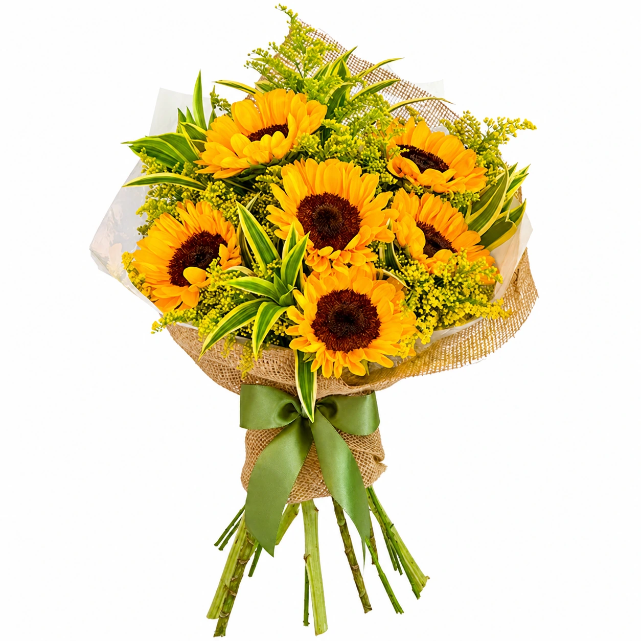 BUQUÊ 6 GIRASSÓIS | Flowerland, floricultura com entrega no Rio de Janeiro