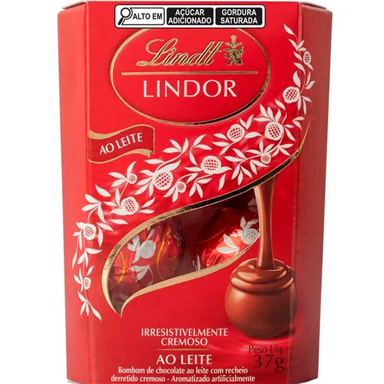 Caixa Chocolate Lindt Pequena 37g