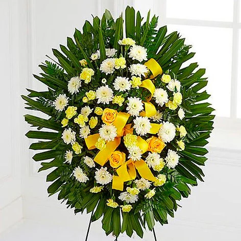 COROA DE FLORES NOSSA HOMENAGEM
