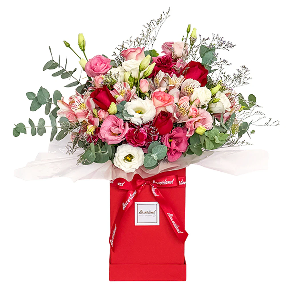 Flower Box I love You Baby (Grande)